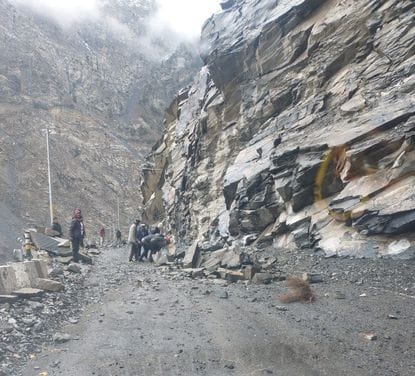 Weather started increasing troubles in Kinnaur district