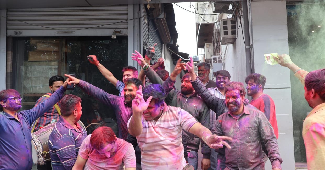 jammu, culture, holi celibration