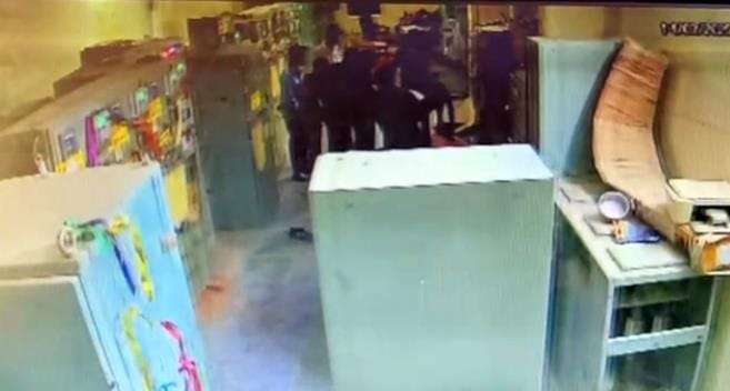 When there was a power outage, the goons entered the substation with weapons and beat up the workers