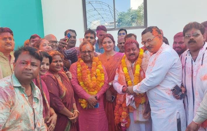 Sushil Tripathi becomes District President of BJP