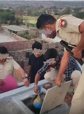 मायरा गांव में मकान की छत पर अफीम बरामद