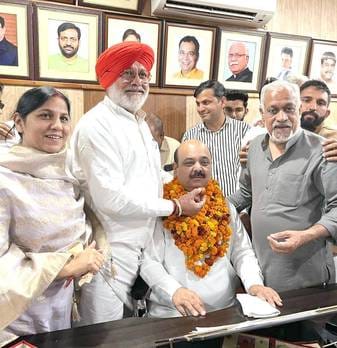 Praveen became the BJP district president, good relations with Barala, Dudaram, Duggal came in handy