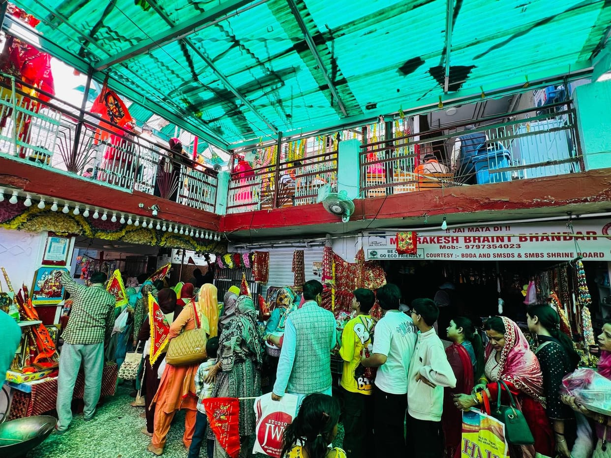 Piligrims Reached in Sukrala Mata Temple