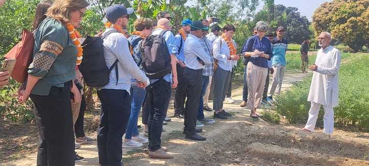 The agricultural delegation from Germany praised organic farming