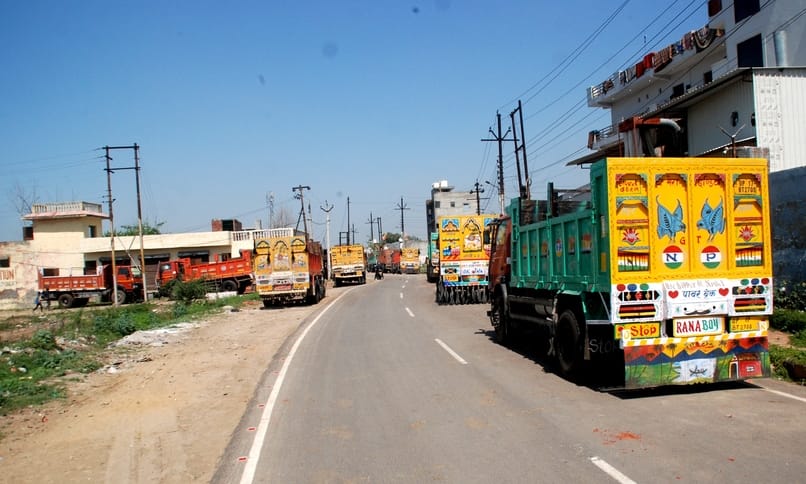 The economy of Niwada village revolves around the wheels of trucks