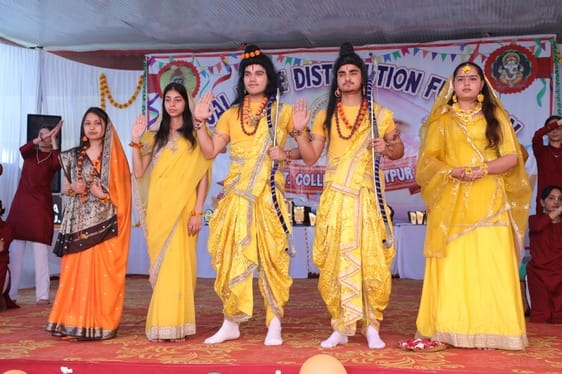 Cultural presentations a hit at the annual function at Daulatpur Chowk College