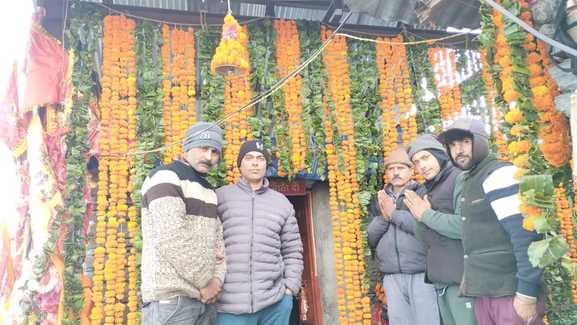 The doors of Adi Himani Chamunda temple opened