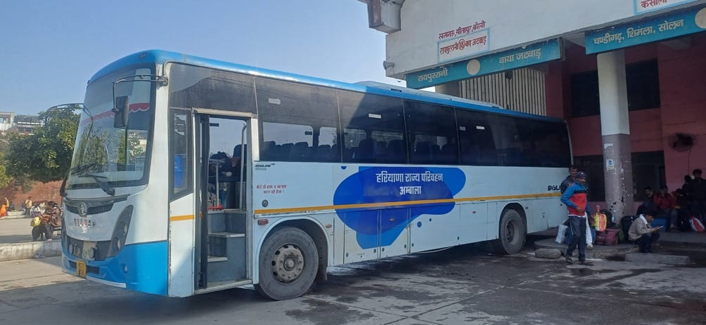 Air-conditioned bus service started again from Nannyaula to Chandigarh