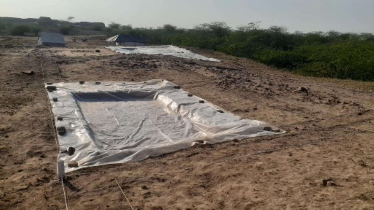 Excavation work of Agroha mound stopped a week ago