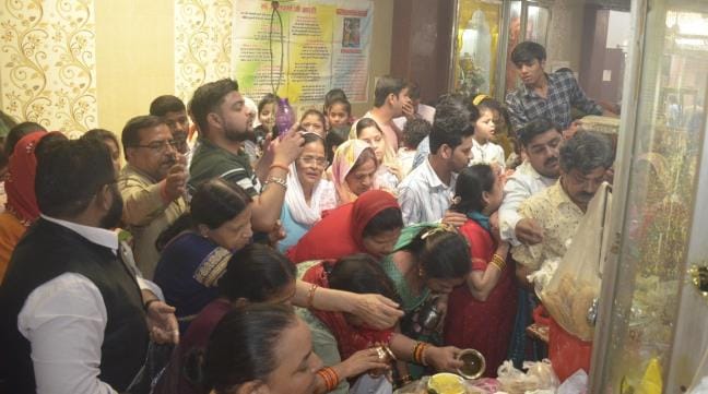 Women performed Basoda puja