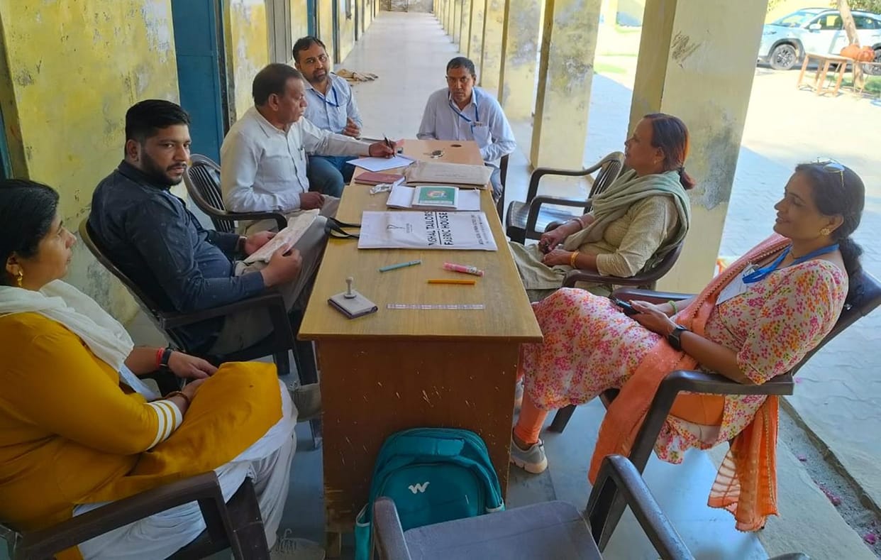 The Sociology subject examination of class 12th was completed in a peaceful environment