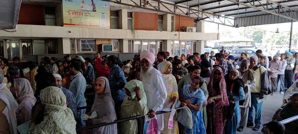 Two doctors on leave in civil hospital, OPD reduced