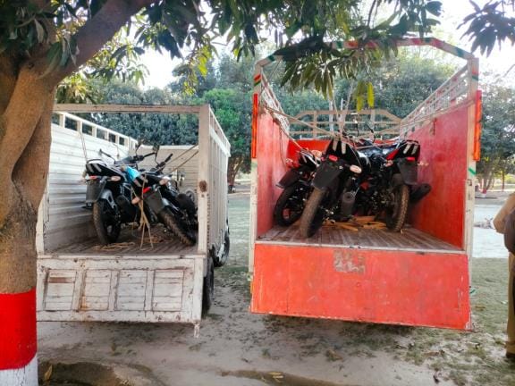 The debt ridden agency owner had hatched a conspiracy to steal a bike from his own showroom