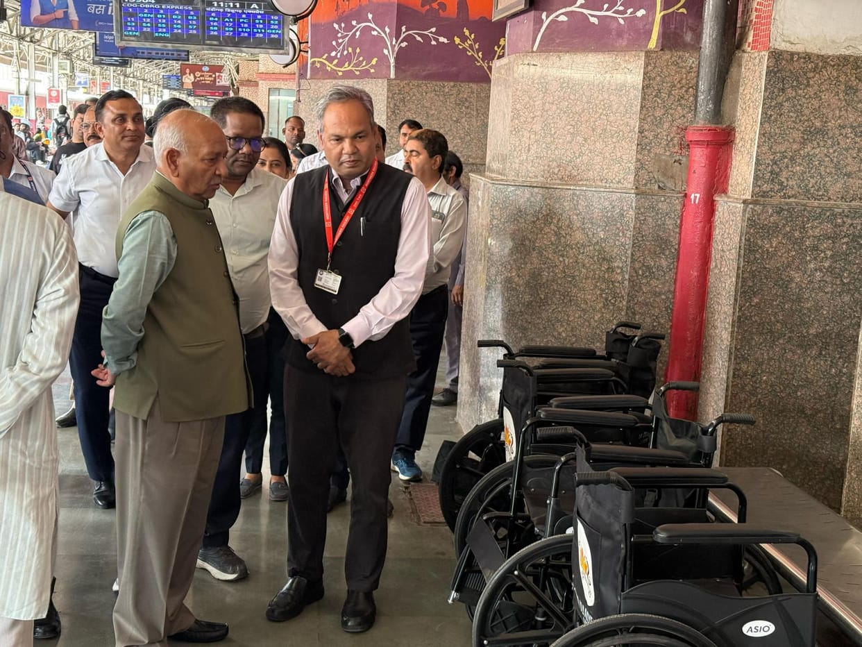 Seven wheelchairs received for handicapped passengers