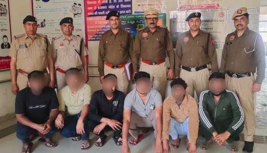 6 accused arrested for vandalizing vehicles and houses