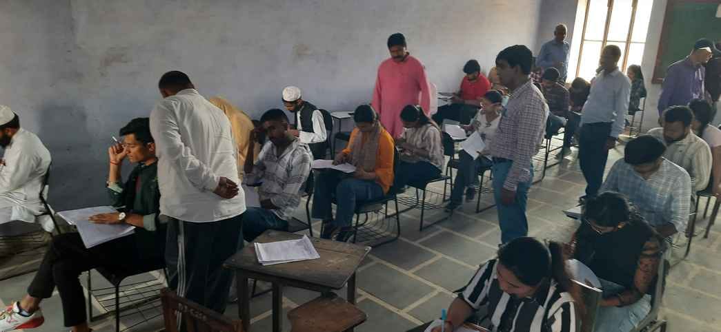 The student's health deteriorated during the university examination