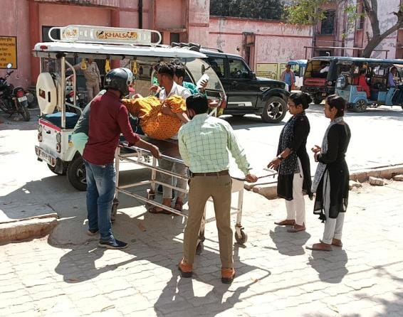 The patient was referred to the medical college, but the middlemen took him to a private hospital