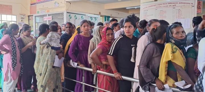 Hospitals are filled with patients due to weather
