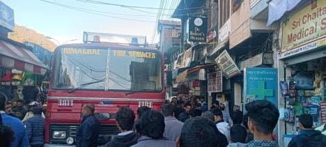 Fire Broke Out In A Shop In Chamba City, Loss Of Thousands - Chamba News - Chamba News:चंबा शहर की दुकान में लगी आग, हजारों का नुकसान