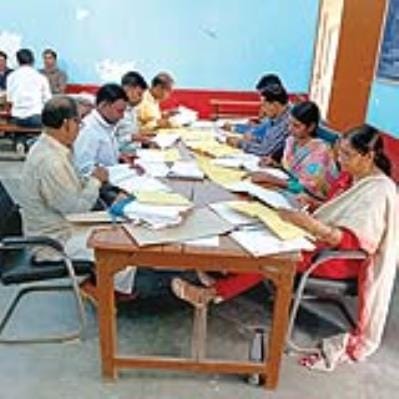 44,421 answer sheets were evaluated on the first day