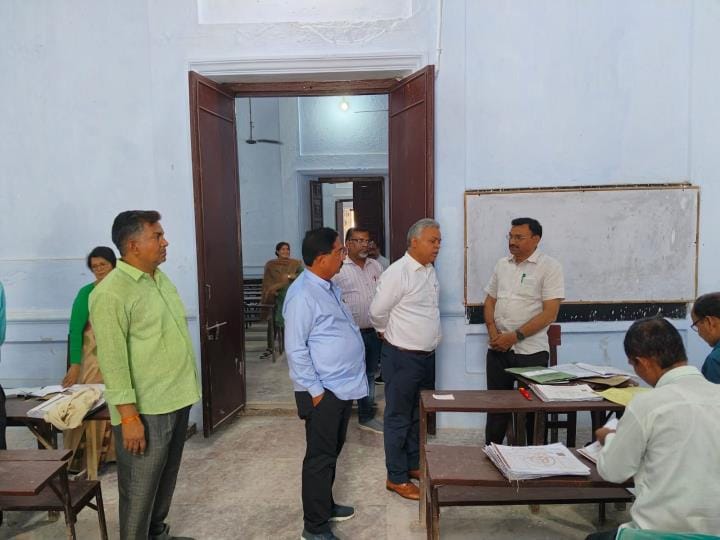 Half the examiners arrived on the first day