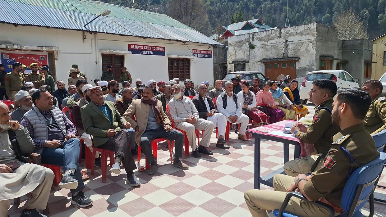 People raised the issue of drug abuse in the police public court