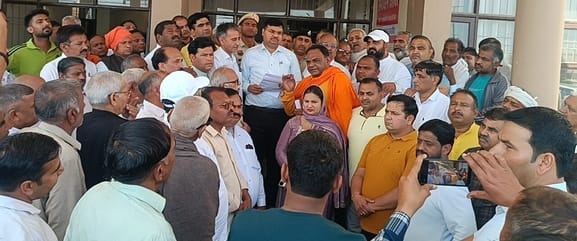 Opposition to inclusion of Kharkhoda Vidhansabha constituency in potential district Gohana