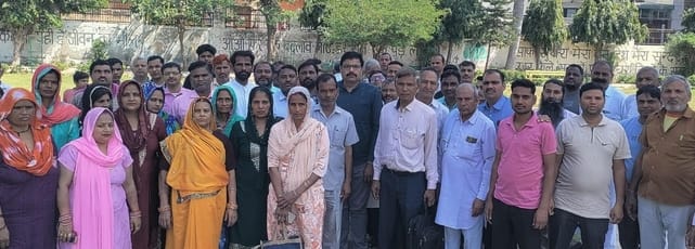 Demonstration against the society on Jantar Mantar on 25th