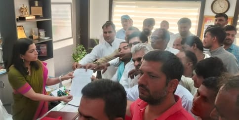 Panchs met ADC to elect a new Sarpanch in Chhara
