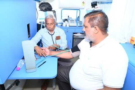 After health checkup, medicines were distributed to 191 people
