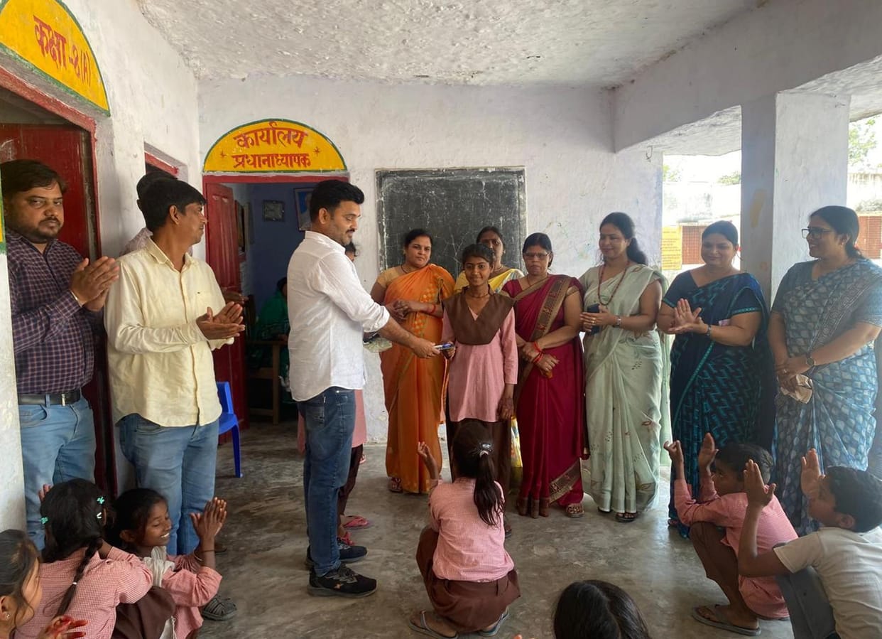 Students who passed the scholarship exam were honored