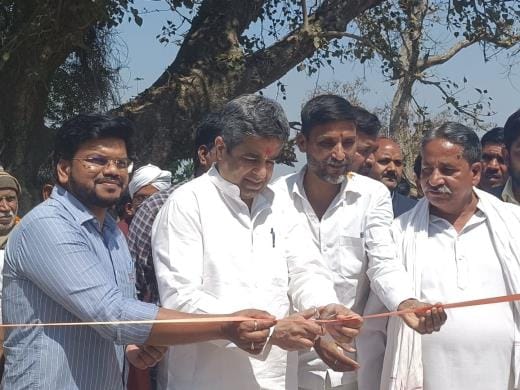 MLC inaugurated the newly constructed road