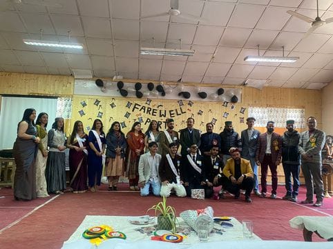 Kashish became Miss and Varshit Sharma became Mr. Farewell