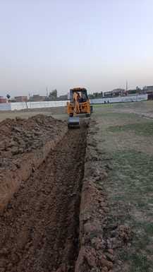 Work on construction of swimming pool and synthetic track started in sports stadium