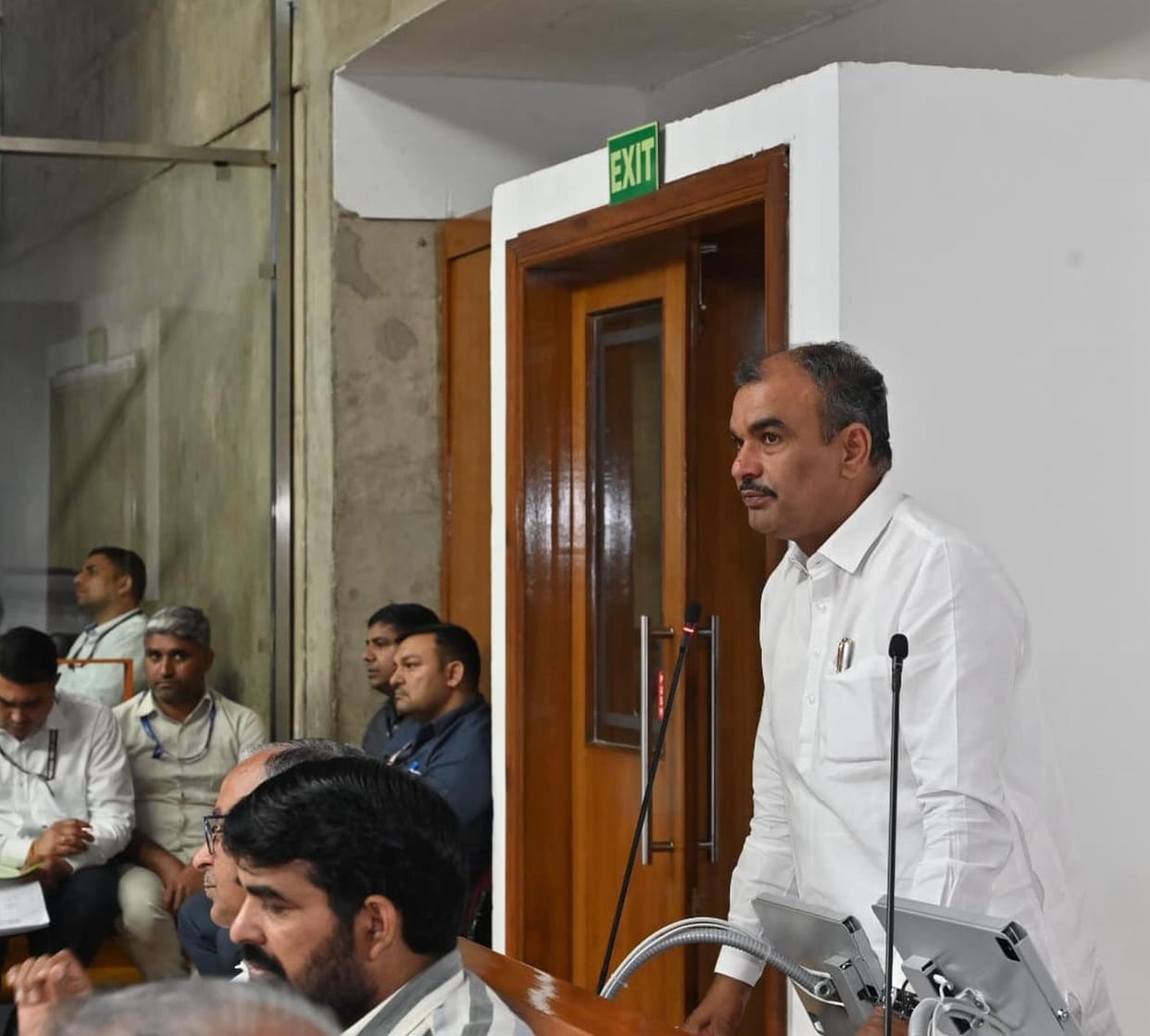 The issue of opening a sub-division level hospital in Badhra was raised in the assembly