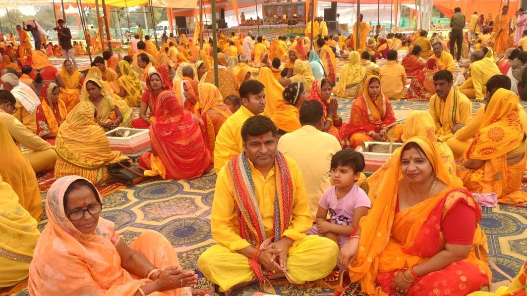 The devotees took a pledge to stay away from intoxication