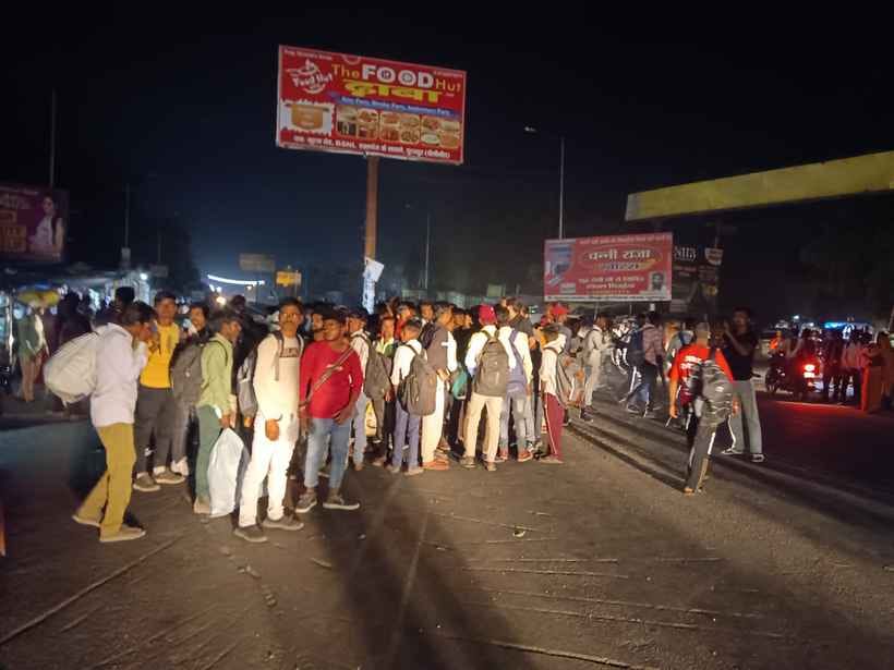 Police seized four buses going from Lakhimpur to Haryana, uproar
