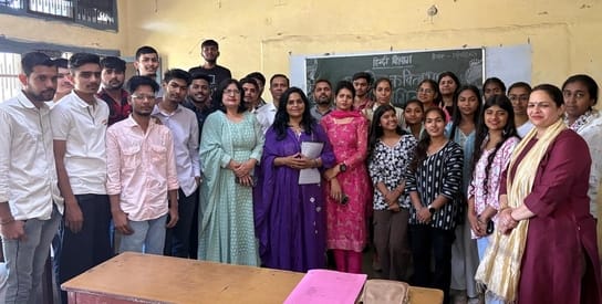 Ansh Dagar won the self-composed poem recitation competition
