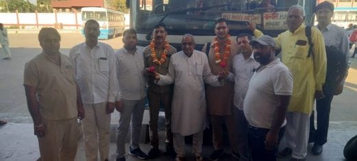 AC bus service started from Mahendragarh to Chandigarh