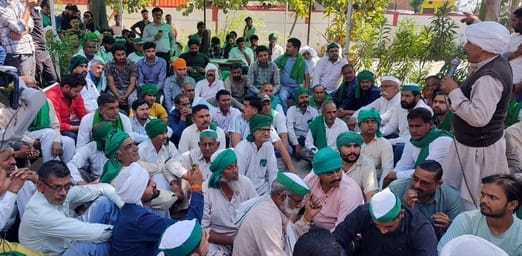 Accusation of sending innocent to jail, Dharna-protest
