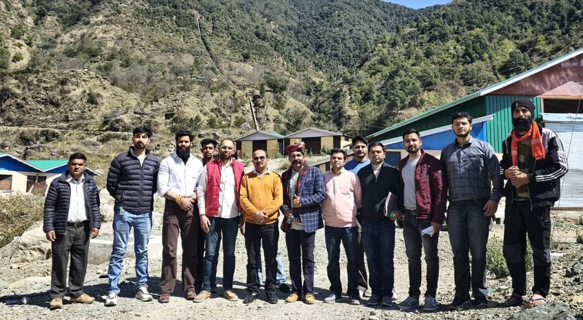 Officials did a joint inspection of the cow sanctuary