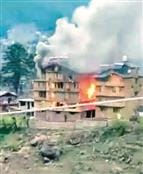 Fire broke out in Preeni's guest house, tourists ran away to save their lives
