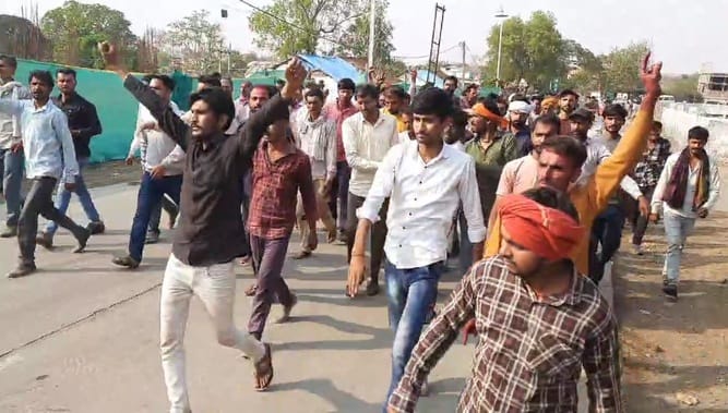 Uproar over suspicious death of a person in Sagar