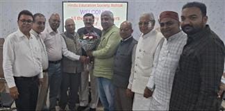 Shyam Kapoor was elected unopposed as the head
