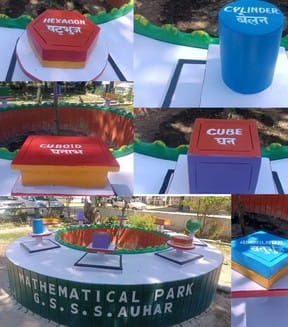 Mini Mathematics Park is ready in Auhar School