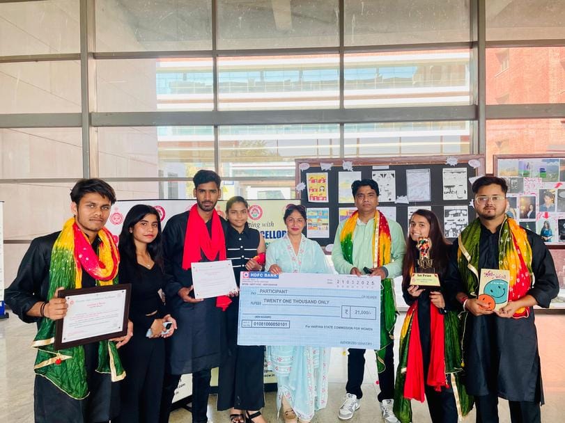 IGU team first in state level street play competition