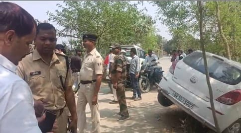 Bihar News Motihari Dead body of murdered youth recovered from four wheeler