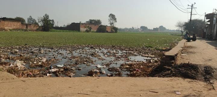 Ground water level is decreasing due to decreasing ponds