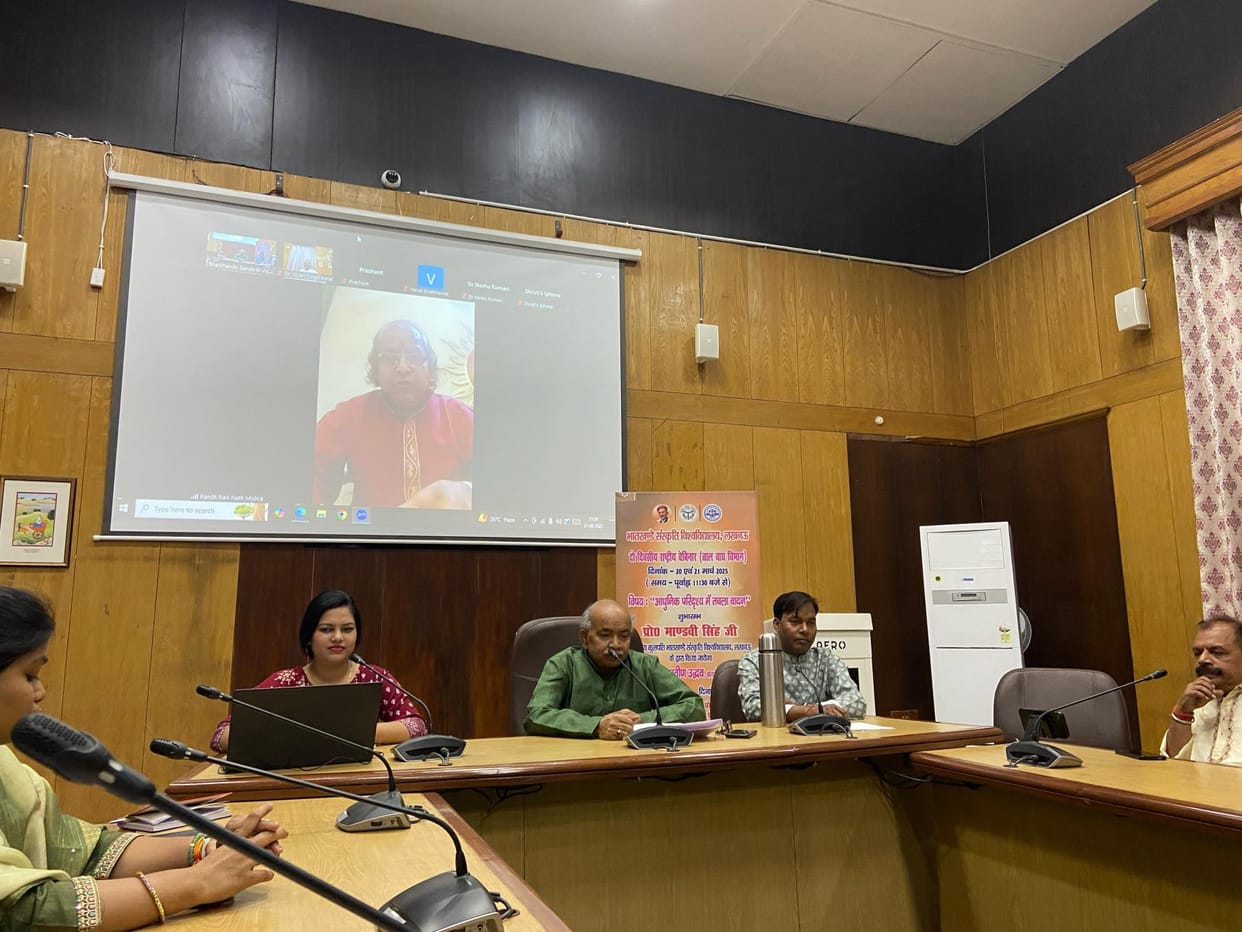 Discussion on Tabla playing in webinar