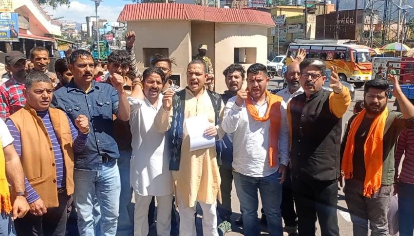 VHP Held Protest Against MLA Doda